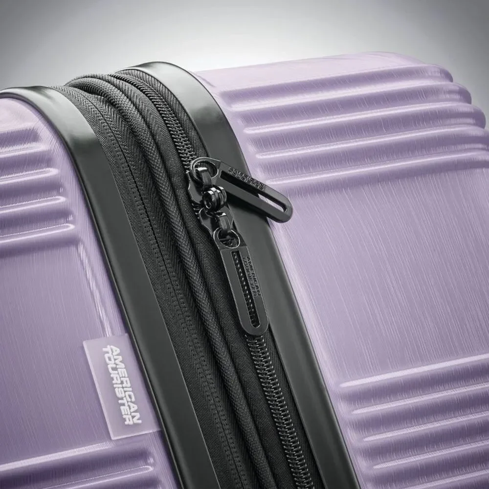 American Tourister -  NXT Hardside Large Checked Spin Lilac